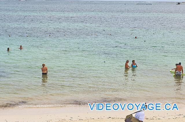 Republique Dominicaine Punta Cana Natura  Park La pendiente hacia abajo en el mar es la media.