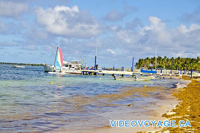 République Dominicaine Punta Cana Be Live Grand Punta Cana A dock with several motorboat for trips within 200 meters of the hotel.