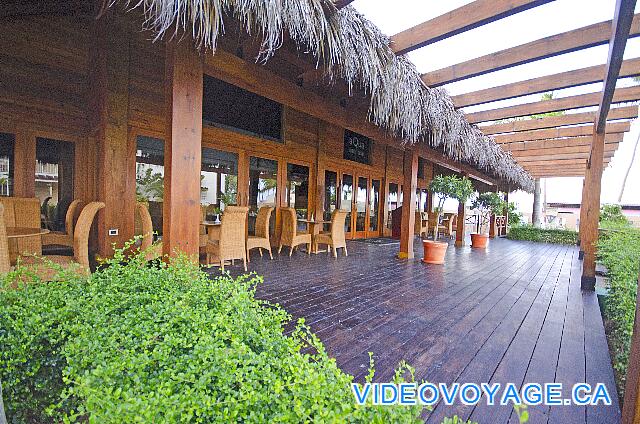 République Dominicaine Punta Cana Be Live Grand Punta Cana The terrace of the Aqua Restaurant, an exclusive restaurant at the Bavaro section.