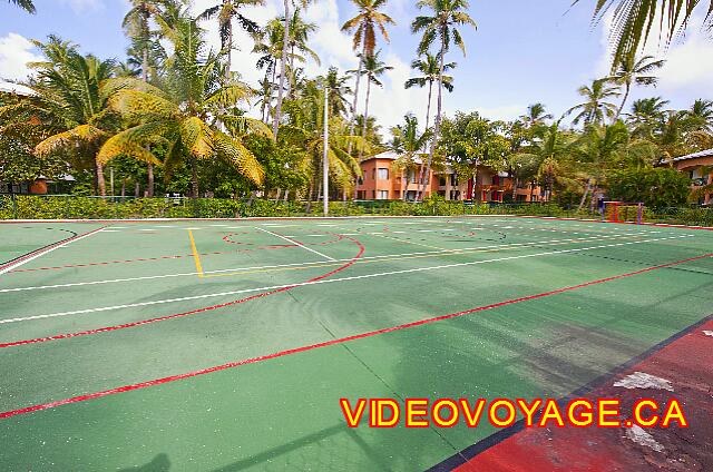 Republique Dominicaine Punta Cana Barcelo Dominican Land used for soccer, badminton, basketball, ...