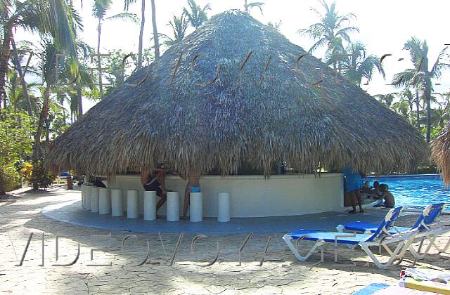 Republique Dominicaine Punta Cana Paradisus Punta Cana El bar de la piscina también tiene bancos fuera de la piscina.