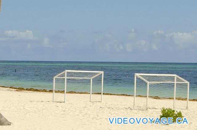 République Dominicaine Punta Cana Paradisus Palma Real Mini fútbol en la playa.