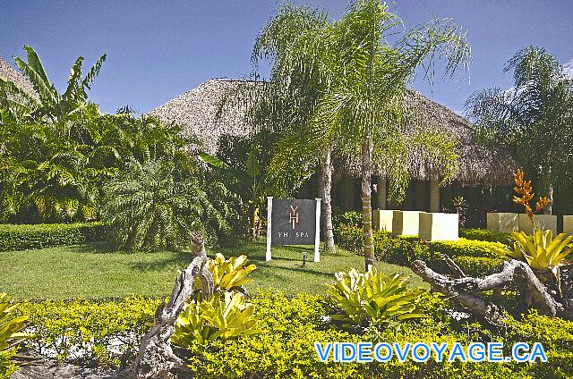 République Dominicaine Punta Cana Paradisus Palma Real L'extérieur du SPA dans la section Reserve.  Il est plus vaste que celui dans le batiment principal.