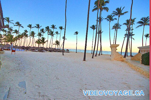 République Dominicaine Punta Cana Paradisus Palma Real The beach at sunset as the sunrise gives a beautiful landscape.