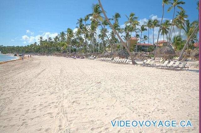 République Dominicaine Punta Cana Paradisus Palma Real Une pente faible de la plage.