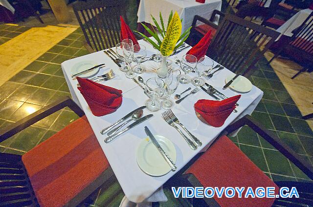 République Dominicaine Punta Cana Bávaro Princess All Suites Resort La presentación de las tablas.