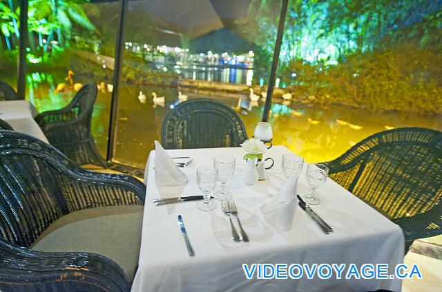 République Dominicaine Punta Cana Bávaro Princess All Suites Resort Con una vista de las aves en el estanque.