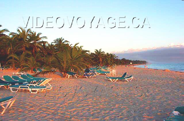 Republique Dominicaine Punta Cana Riu Bambu The colors of the beach are beautiful as the sunrise.