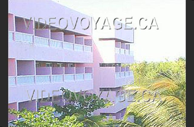 Republique Dominicaine Punta Cana Riu Naiboa The many balconies in the main building.