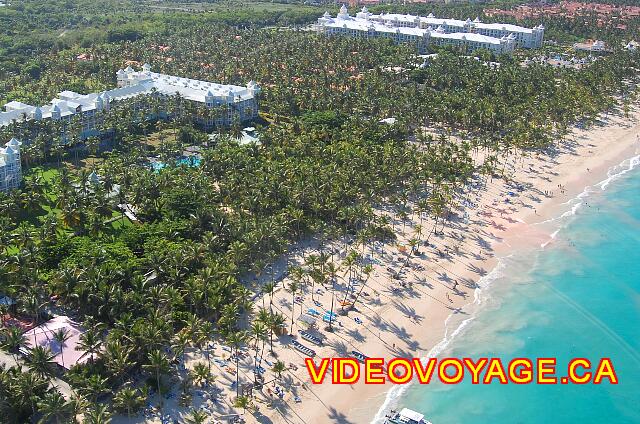 Republique Dominicaine Punta Cana Riu Palace Macao Una vista aérea de la playa en 2008.