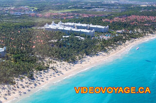 Republique Dominicaine Punta Cana Riu Palace Punta Cana Very deep and very long beach RIU complex.