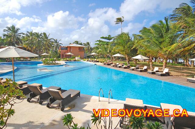 Republique Dominicaine Punta Cana Sivory Assez de chaises longues et parasols pour la capacité de l'hôtel.