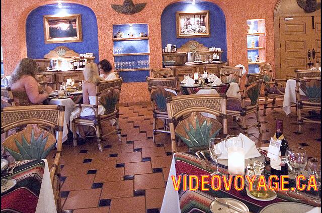 Mexique Puerto Juarez Maya Beach Una decoración colonial típico.