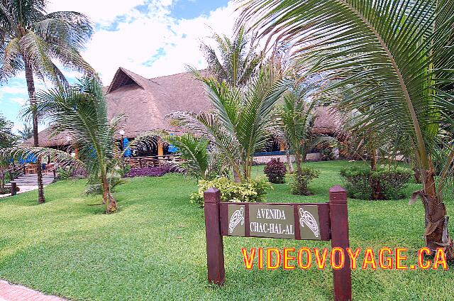 Mexique Puerto Juarez Maya Caribe Beach El restaurante Rancho Grande en la playa.