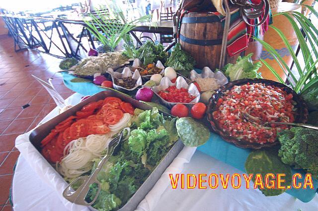 Mexique Puerto Juarez Maya Caribe Beach A salad.