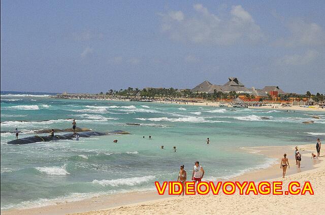 Mexique Riviera Maya Bahia Principe Tulum We can see the beach which continues until the Akumal section