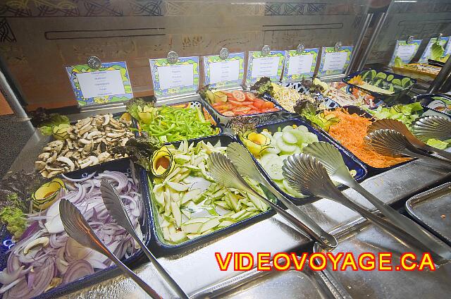 Mexique Riviera Maya Bahia Principe Tulum A salad bar