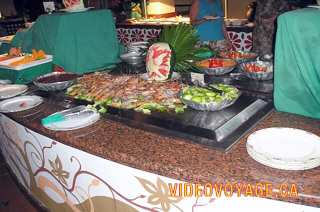 Mexique Riviera Maya Dreams Tulum Cena para camarones.