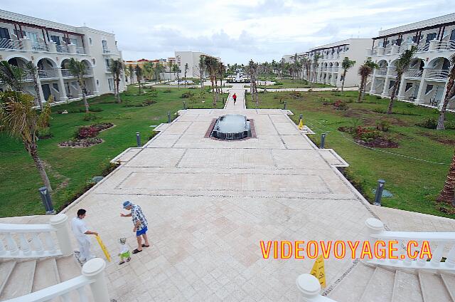 Mexique Riviera Maya Dreams Tulum The view from the second level behind the lobby.