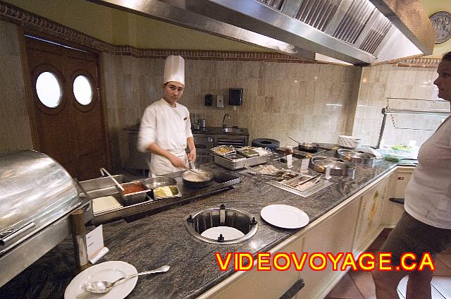 Mexique Puerto Morelos Excellence Riviera Cancun Otra barra de comida preparada antes.