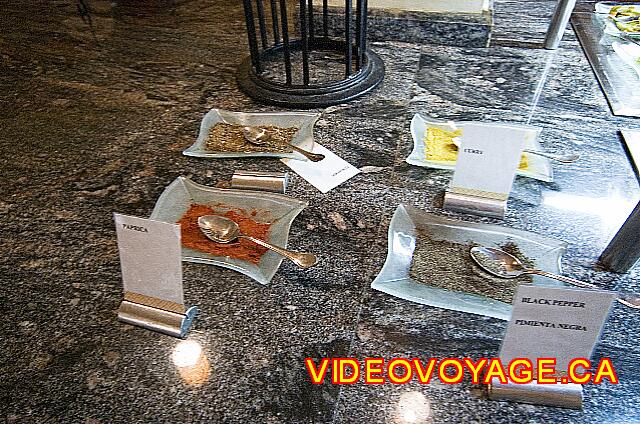 Mexique Puerto Morelos Excellence Riviera Cancun An original presentation spices.