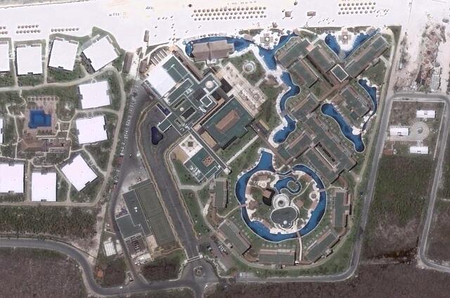 Mexique Puerto Morelos Excellence Riviera Cancun An aerial view of the site.