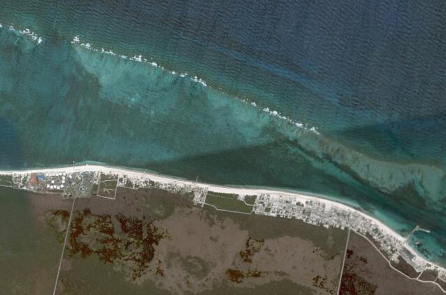 Mexique Puerto Morelos Excellence Riviera Cancun An aerial view.