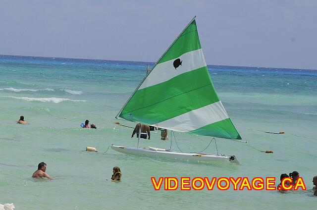 Mexico Playa del Carmen Gran Porto Real Some non-motorized water sports are available on the beach.