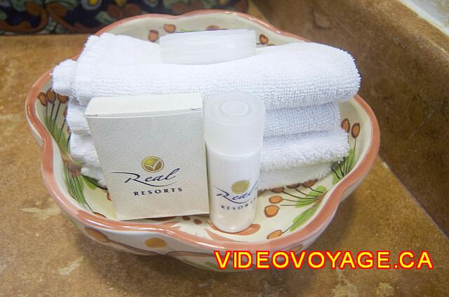 Mexico Playa del Carmen Gran Porto Real Wash cloths and items of personal care.