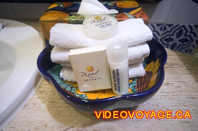 Mexico Playa del Carmen Gran Porto Real Wash cloths and items of personal care.