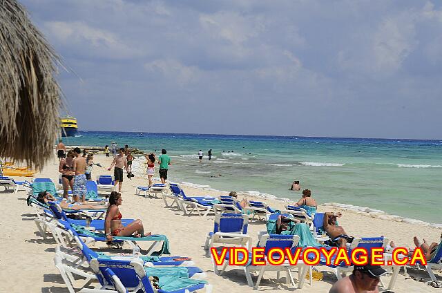 Mexico Playa del Carmen Gran Porto Real To the north, there is a sector with more reef.