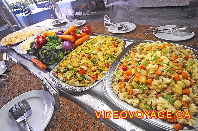 Mexico Playa del Carmen Gran Porto Real Various dishes from the buffet.