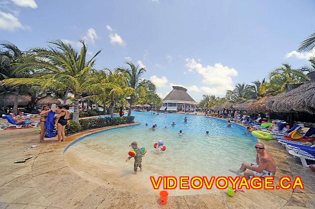 mexique Playa Paraiso paraiso del mar Une déscente douce dans le secteur le plus populaire.