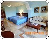 Deluxe Junior Suite of the hotel Sapphire Riviera Cancun in Puerto Morelos Mexique