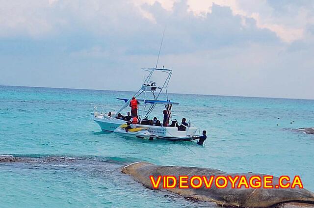 Mexique Playa del Carmen Reef Playacar La plongé sous-marine semble très populaire à l'hôtel Reef.