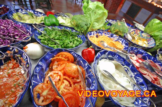 Mexique Playa del Carmen Riu Palace Mexico Ensaladas, verduras, salsas, ...