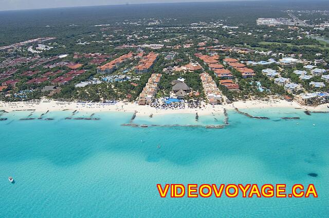 Mexique Playa del Carmen Riu Palace Mexico An aerial view of the sea.