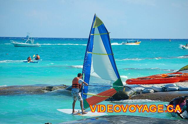 Mexique Playa del Carmen Riu Playacar Windsurfing.