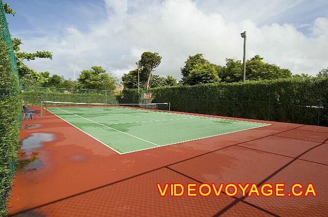 Mexique Playa del Carmen Riu Playacar A first tennis court.