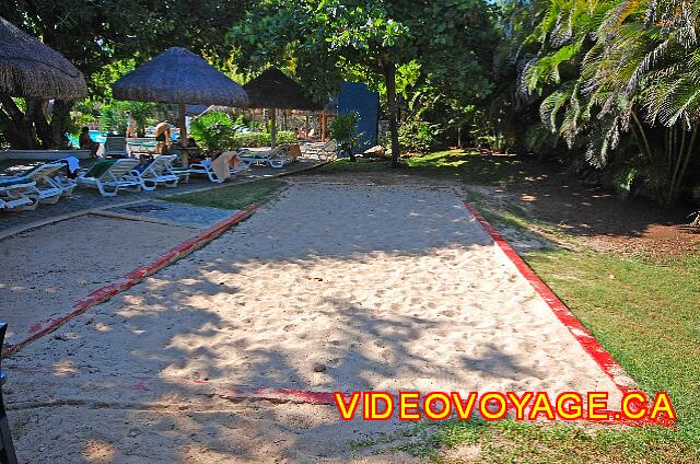 Mexique Playa del Carmen Riu Playacar A space for pétanque.