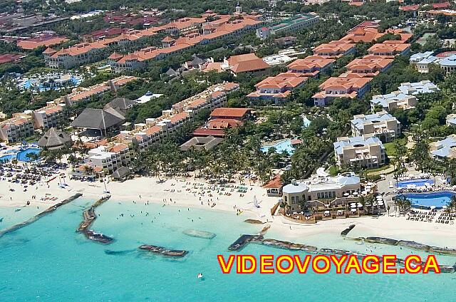 Mexique Playa del Carmen Riu Playacar Desde 2008, los sistemas de retención de arena están instalados en el mar.