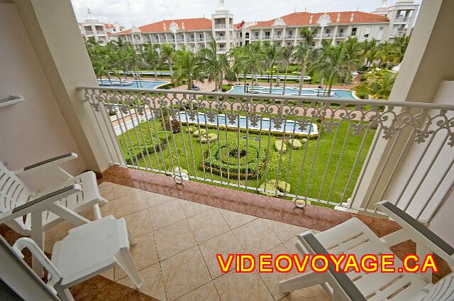 Mexique Playa Del Carmen Palace Riviera Maya Le balcon avec vue jardin.