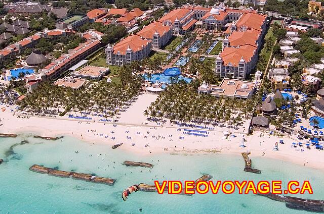 Mexique Playa Del Carmen Palace Riviera Maya Many trees on the beach.