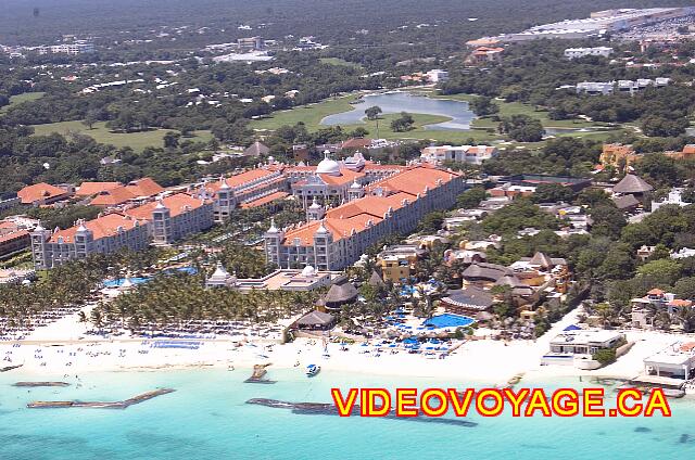 Mexique Playa Del Carmen Palace Riviera Maya The golf course in the background.