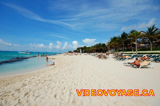 Mexique Playa del Carmen Riu Yucatan The beach to the south.