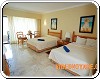 Deluxe Room(Ocean, jardin, marina, jacuzzi) of the hotel Dreams Puerto Aventura in Puerto Aventuras Mexique
