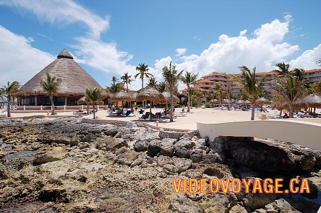 Mexique Puerto Aventuras Dreams Puerto Aventura With other umbrellas and lounge chairs for those who like tranquility.