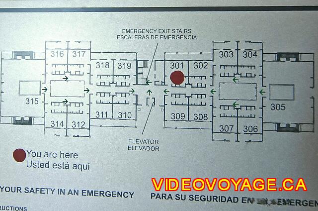 Mexique Puerto Juarez Valentin Imperial Maya The typical plan buildings habritant Junior Suites and Deluxe Silver.