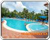 Adult pool of the hotel Viva Maya in Playa del Carmen Mexique