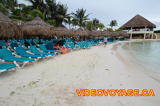 Mexique Riviera Maya Grand Flamenco Xcaret Pocos centímetros de arena gruesa.